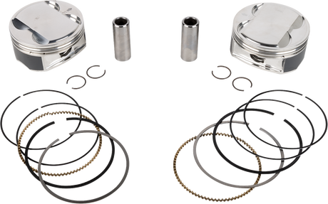 JE PISTONS Piston Kit - 4.125" Bore - 4.500" Stroke - 12.0:1 CR - 108" M8 398762