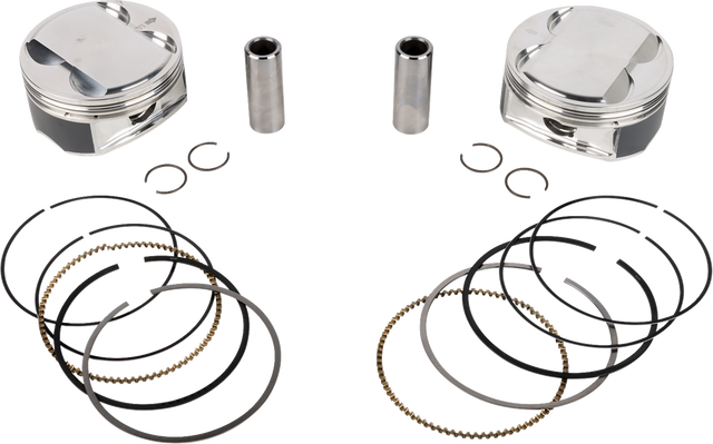 JE PISTONS Piston Kit - 4.125" Bore - 4.500" Stroke - 12.0:1 CR - 108" M8 398762