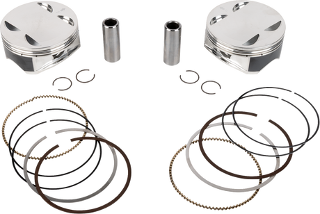 JE PISTONS Piston Kit - 4.320" Bore - 4.500" Stroke - 12.0:1 CR - 108" M8 399164