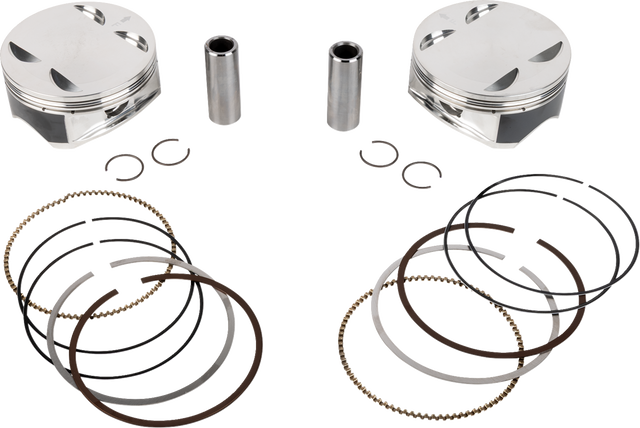 JE PISTONS Piston Kit - 4.320" Bore - 4.500" Stroke - 12.0:1 CR - 108" M8 399164