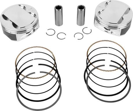 JE PISTONS Piston Kit - 4.255" Bore - 4.500" Stroke - 12.0:1 CR - 108" M8 399162