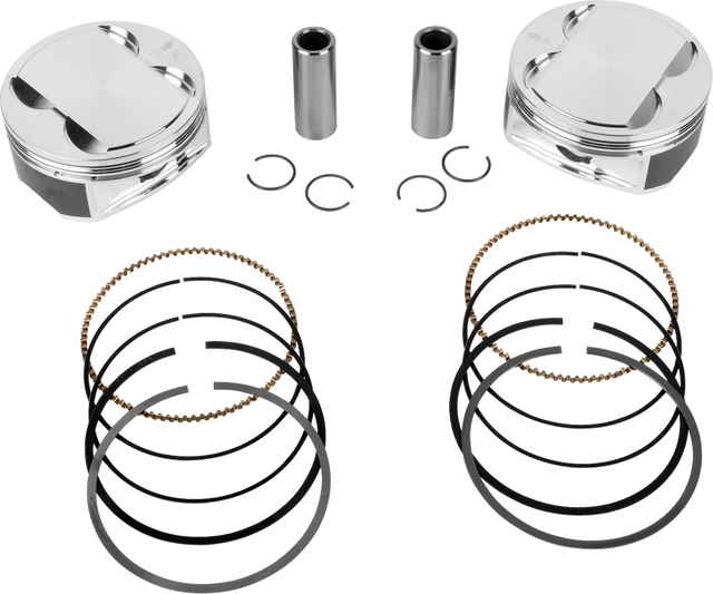 JE PISTONS Piston Kit - 4.255" Bore - 4.500" Stroke - 12.0:1 CR - 108" M8 399162