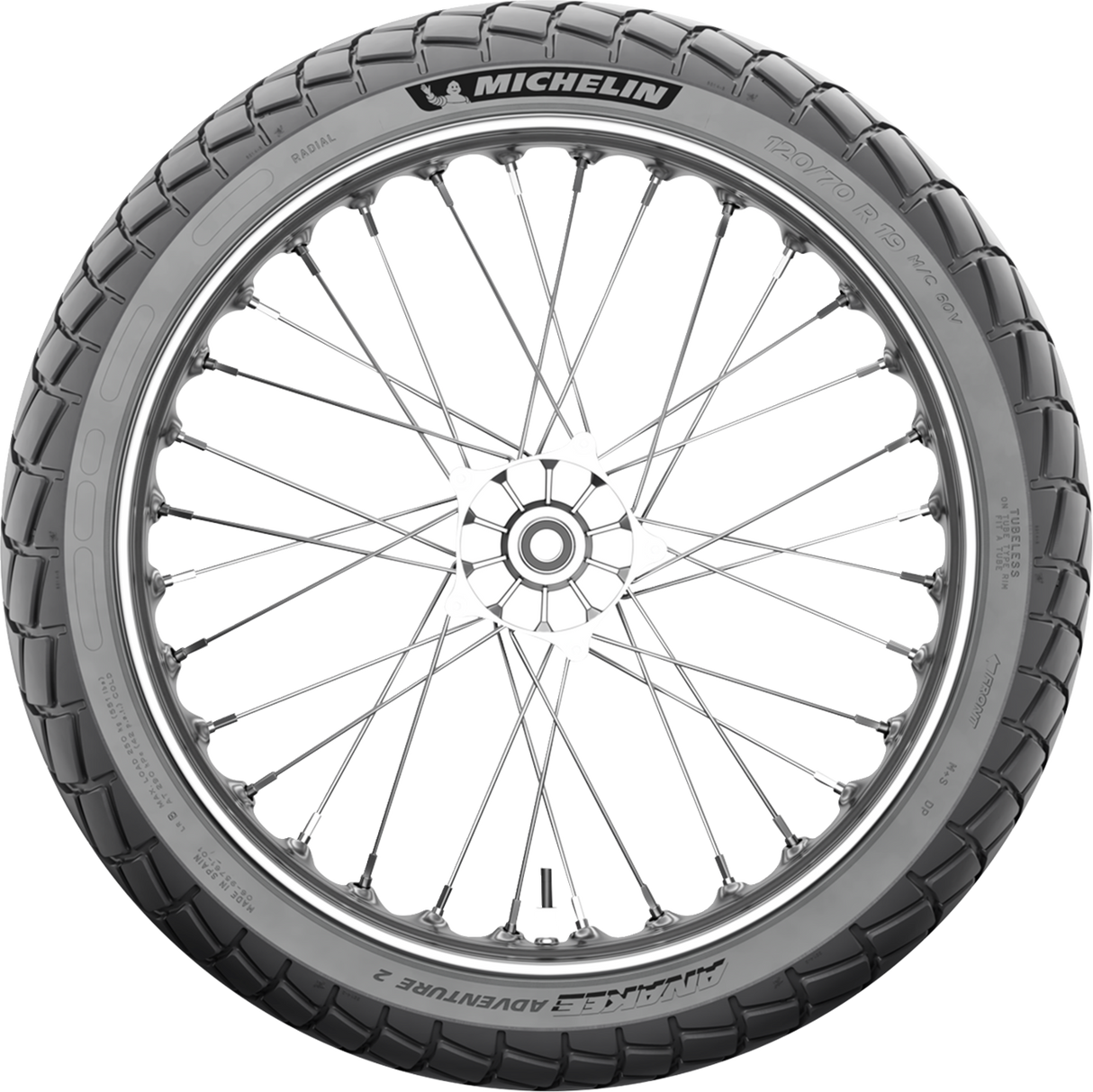 MICHELIN Tire - Anakee Adventure 2 - Front - 120/70R17 - 58V 60948