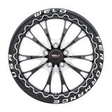 Weld S908 18x10 Belmont Drag Beadlock Wheel - Gloss Black Finish, 5x114.3 Bolt Pattern, ET30 Offset