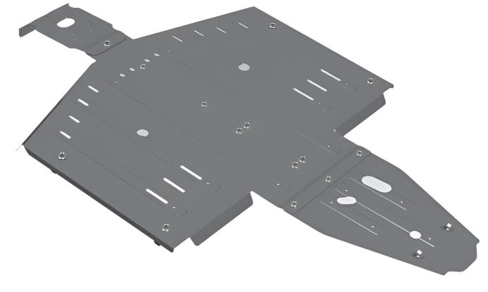 Polaris General Alloy Central Skid Plate