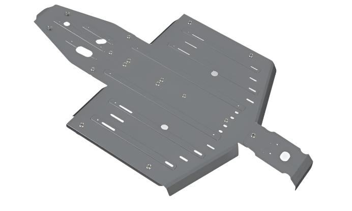 Polaris General Alloy Central Skid Plate