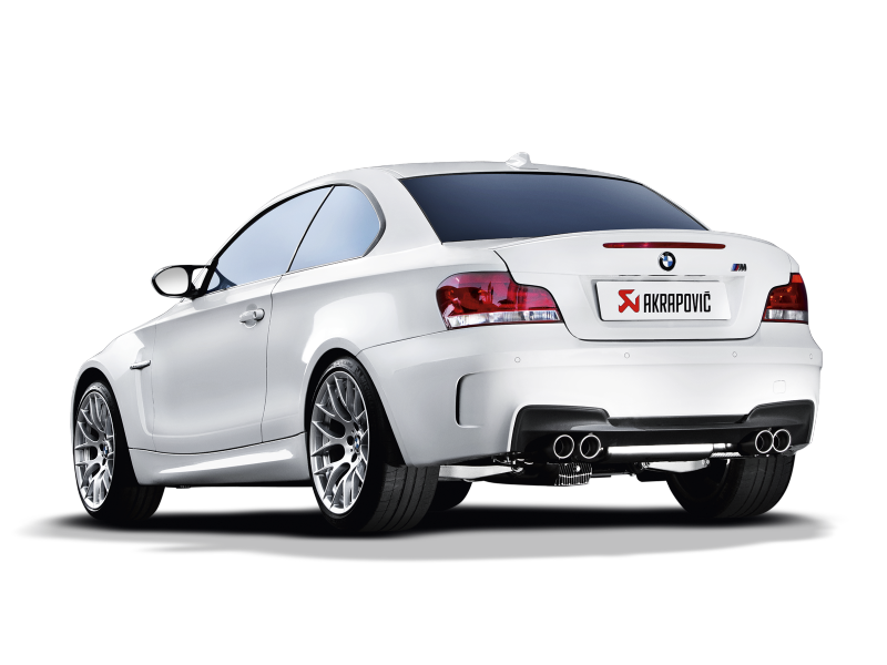 Akrapovic Slip-On Line Exhaust for 2011-2012 BMW 1 Series M Coupe (E82) Titanium with Tips