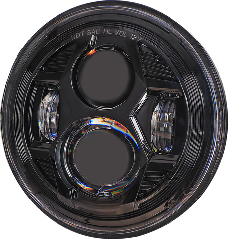 PATHFINDER HDP5B 5 3/4 inch LED Headlight in Black for Classic Cars and Trucks