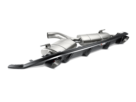 Akrapovic Rear Carbon Fiber Diffuser for Volkswagen Golf GTI (2013-2016) - Matte Finish