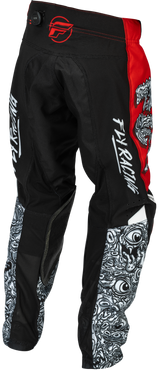 Fly Racing Youth Kinetic Mutant Pants for Motocross - Red/White/Black, Size 20, Compatible with Honda, Yamaha, Kawasaki, Suzuki, KTM, and More