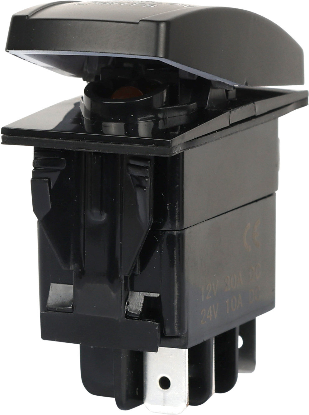 OPEN TRAIL SM106-024 UnderGlow Lighting LED Switch with Dual Amber Illumination for Jeep, Truck, SUV