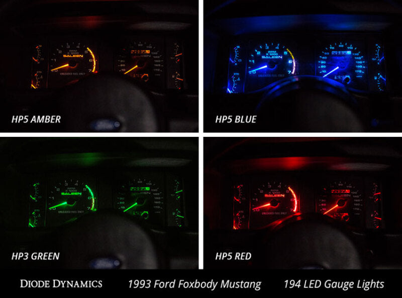 Diode Dynamics 194 LED Bulb SMD2 LED - Blue Set of 12