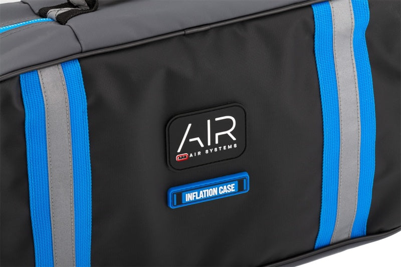 ARB Inflation Case with PVC Waterproof Material and Reflective Strips - Black Finish with Blue Highlights