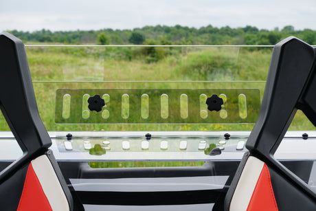 SPIKE Rear Windshield for Yamaha YXZ 1000 R Series - Durable Polycarbonate Shield