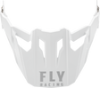 Fly Racing Trekker Solid Helmet Visor for Off-Road Motorcycles - White