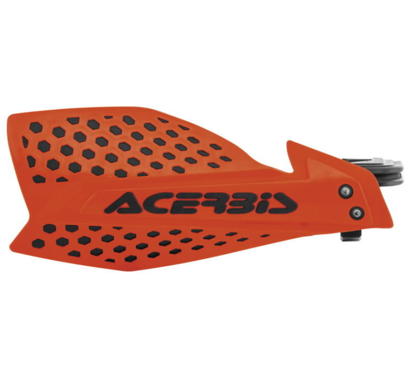 Acerbis X-Ultimate Handguard for Powersports Vehicles - Red/Black with Adjustable Mounting