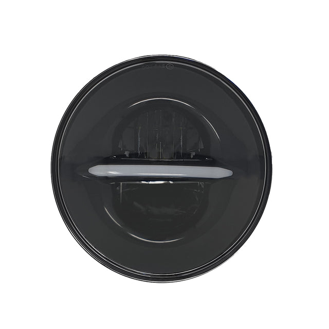 Pathfinder HD5CLB Classic LED Headlight 5.75 inch with Daytime Running Lights for Harley-Davidson Motorcycles