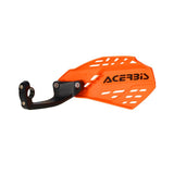 Acerbis Linear Vented Handguard - Orange/Black for Off-Road and ATV Vehicles Part #2987615225