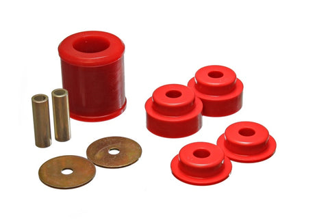 Energy Suspension 7.1119R Red Rear Differential Bushing Set for Nissan 350Z and Infiniti G35 (2003-2006)