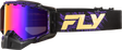 Fly Racing Zone Snow Goggle Pur/Tan with Purple Mirror and Amber Lens for Ski and Snowboard Vehicles