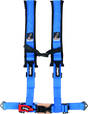 DragonFire Racing H-Style 4-Point Harness with 2-Inch Buckle for UTVs - Blue