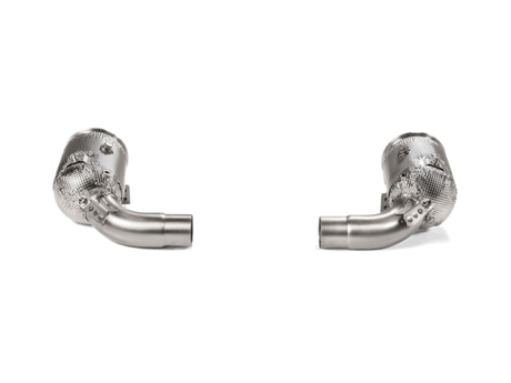Akrapovic Link-Pipe Set with Catalytic Converter for Porsche 911 Carrera (992) 2019+ – Stainless Steel