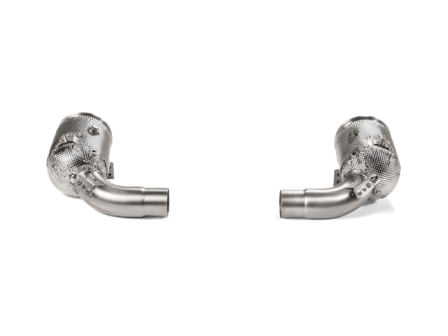 Akrapovic Link-Pipe Set with Catalytic Converter for Porsche 911 Carrera (992) 2019+ – Stainless Steel