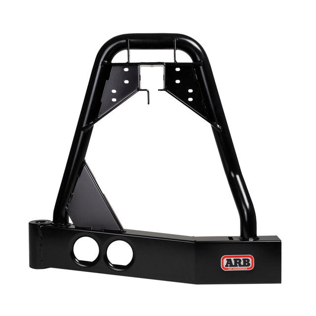ARB W/Carrier Rstb Lhs Blk 80 Series - Heavy Duty Swingaway Spare Tire Carrier for Toyota Land Cruiser and Lexus LX450