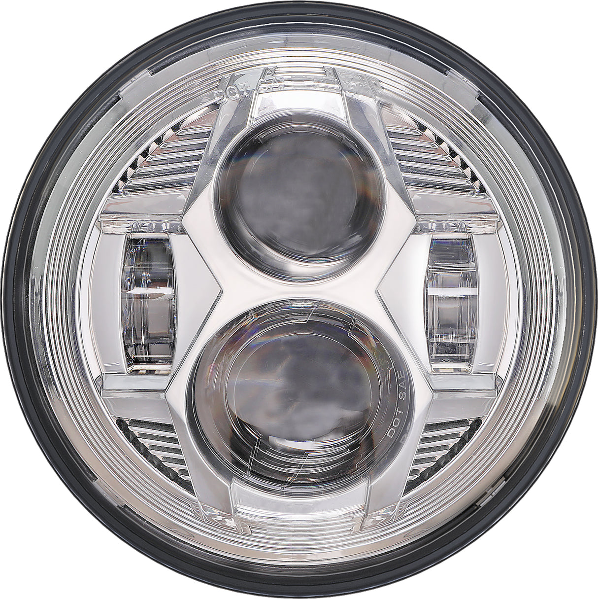 Pathfinder HDP7C 7-Inch LED Headlight for Trucks and SUVs, Chrome Finish