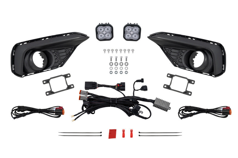Diode Dynamics 2025 Ford Mustang EcoBoost SS3 Add-On Fog Lamp Kit White Sport