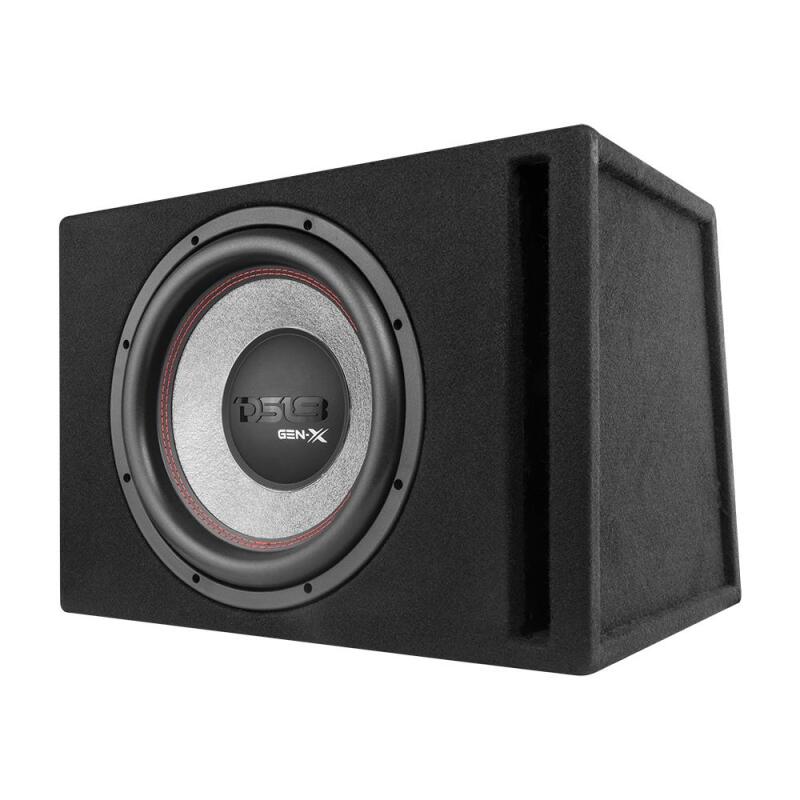 DS18 GEN-X112LD 12-Inch Loaded Subwoofer with Ported Enclosure — 450 Watts RMS for Car Audio Systems, Fits Most Vehicles