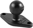 RAM B-238U 2 7/16 inch x 1 5/16 inch Base with Ball Mount for Recreational Vehicles