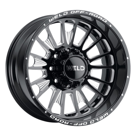 Weld Off-Road W121 20x10 Scorch Gloss Black Off-Road Wheel with 6x135 and 6x139.7 Bolt Patterns