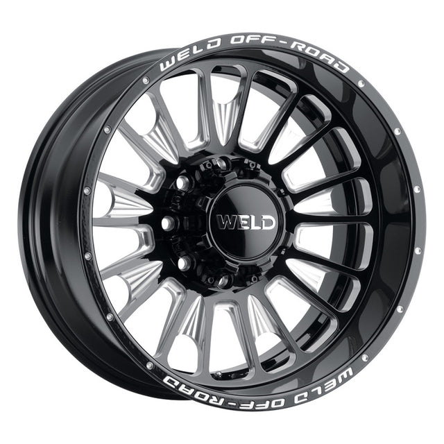 Weld Off-Road W121 20x10 Scorch Gloss Black Off-Road Wheel with 6x135 and 6x139.7 Bolt Patterns