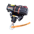 KOLPIN Quick Mount Winch 4500 Synthetic Rope for Kawasaki Mule Pro-Fxt, Pro-Fx, and Pro-Dx Models