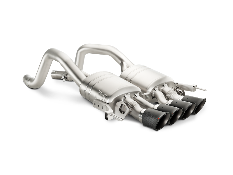 Akrapovic Slip-On Line Titanium Exhaust with Carbon Tips for Chevrolet Corvette Z06 (C7) 2014-2017