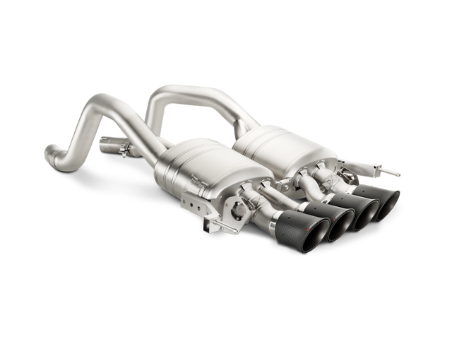 Akrapovic Slip-On Line Titanium Exhaust with Carbon Tips for Chevrolet Corvette Z06 (C7) 2014-2017