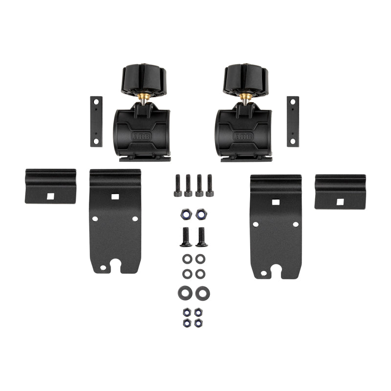 ARB BASE Rack Shovel Holder with Dovetail Extrusion for Secure Mounting of Shovels and Spades