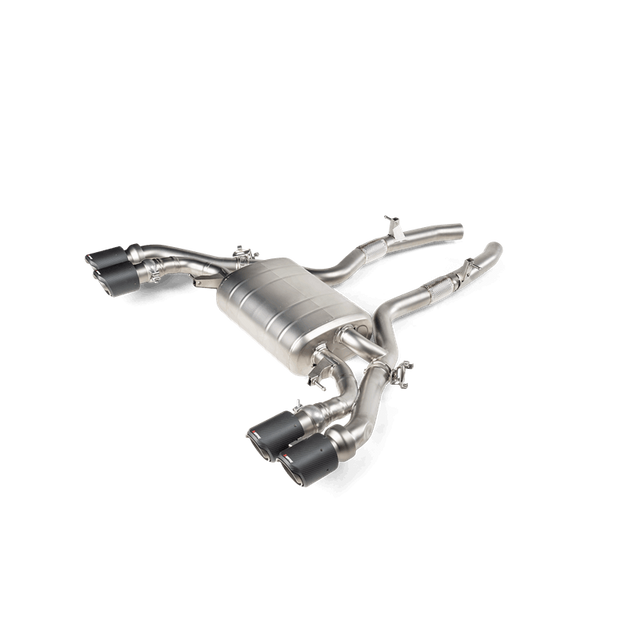 Akrapovic Slip-On Line Exhaust for BMW X3 M / X4 M (F97/F98) with OPF/GPF – Titanium, Requires Tips