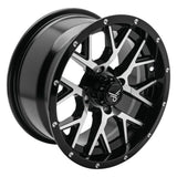 Barbwire Wheel (Black/Machined) | QuadBoss