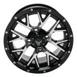 Barbwire Wheel (Black/Machined) | QuadBoss