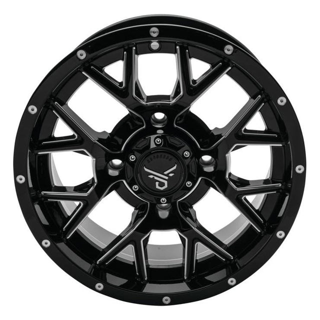 Barbwire Wheel (Black/Milled) | QuadBoss