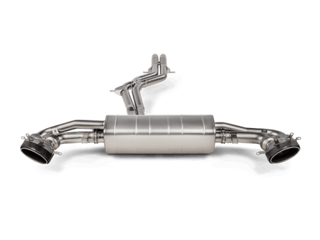 Akrapovic Evolution Line Titanium Cat Back Exhaust System for 2020+ Audi RS Q8 with Carbon Fiber and Titanium Tips
