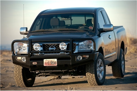 ARB Combar Suit ARB Fog Nissan Titan/Armada 04-11 - Heavy Duty Steel Bumper with Integrated Mounting System
