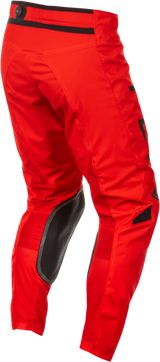 Fly Racing Kinetic Center Pants for Motorcycles - Red/Black, Size 30 with Advanced Ventilation and Comfort Features
