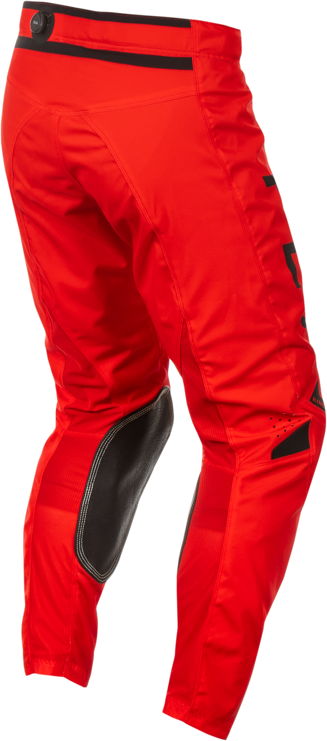 Fly Racing Kinetic Center Pants Red/Black Size 32 – Durable Motorcycle Riding Gear with Ventilation and Adjustable Fit
