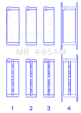 King Infiniti/Nissan 181CI 3.0L VG30DE/TT V6/122CI 2.0L VG20DET V6 (Size STD) Main Bearing Set