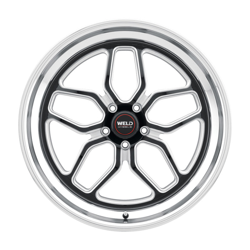 Weld S107 22x10.5 Laguna Gloss Black Wheel with 5x127 Bolt Pattern and ET13 Offset