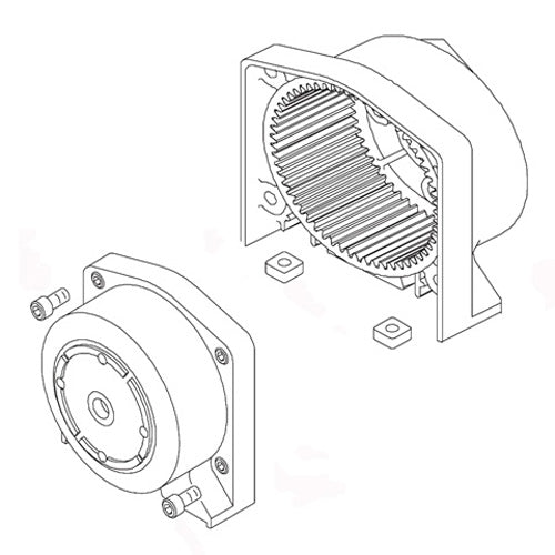 REPLACEMENT END HOUSING AND CLUTCH ASSEMBLY FOR 6212002 WINCH