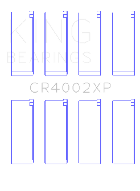 King Engine Bearings Mazda B6/B6-T/ZM/B3/B5 Connecting Rod Bearing Set (Set of 4) - Size +0.5mm